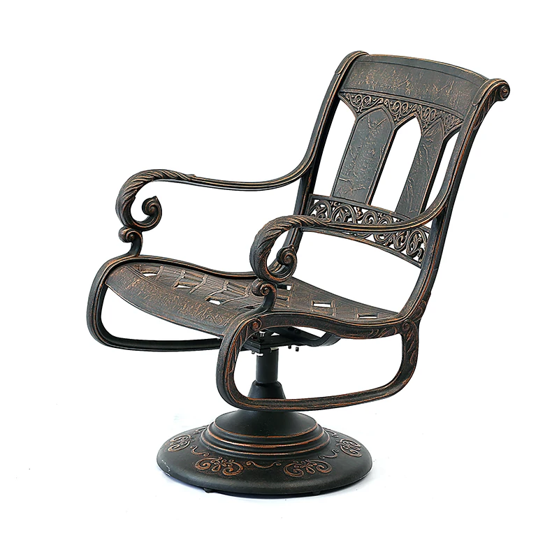 Европейский Лидер продаж открытый поворотный металлический кресло, поворотный клуб стул с покрытием chrome база