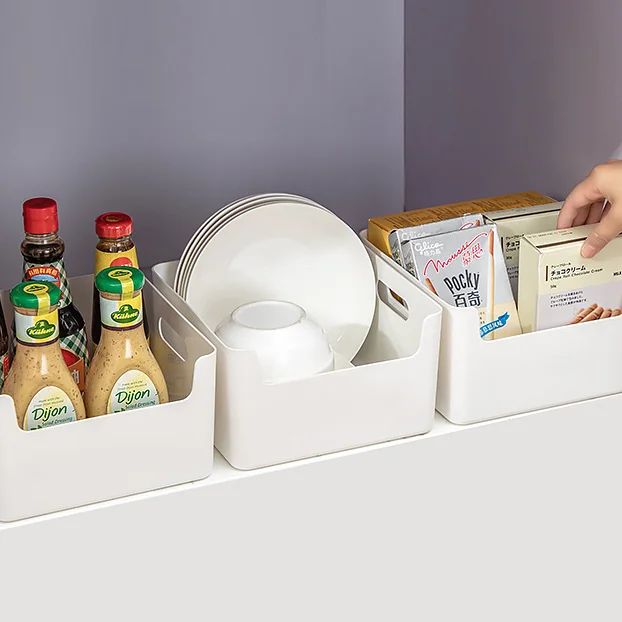 Household Tabletop Multi-functional Storage Box Plastic Snacks Sundries Organizers Box For Storage