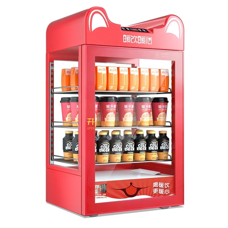 Hot Dink Warmer Cabinet Beverage &Hot food  Display Showcase  Can be used for seafood, meat, dumpling