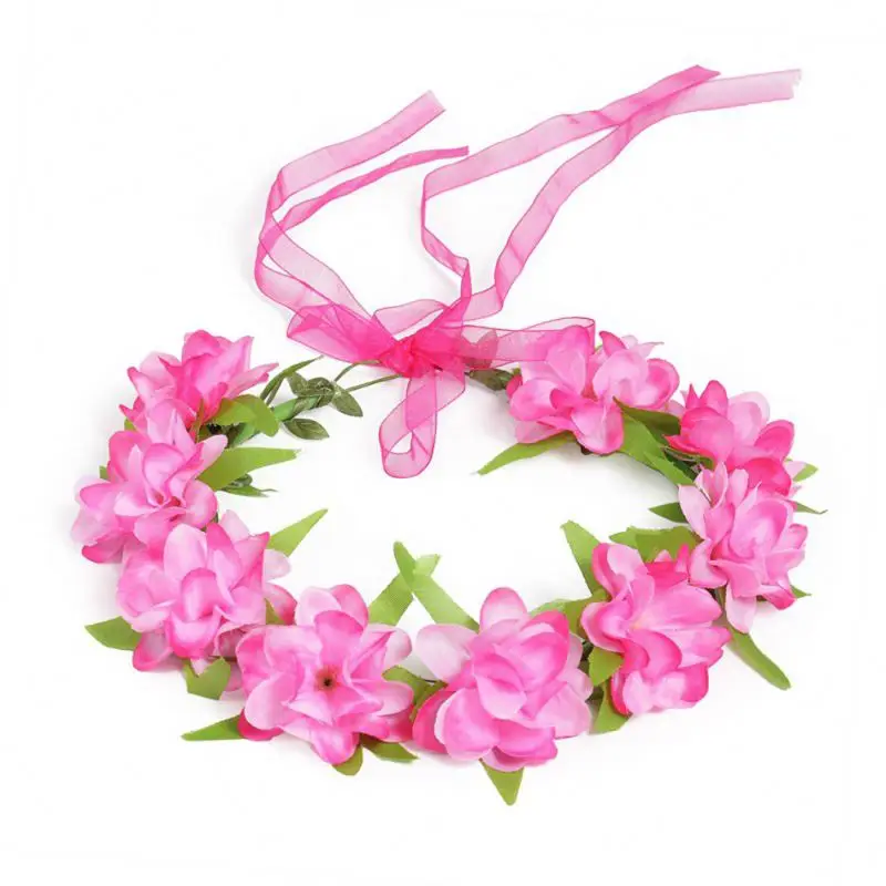2024 Wholesale fashion children carnival flower decorations little girls head wear princess accessories kids wear garlands