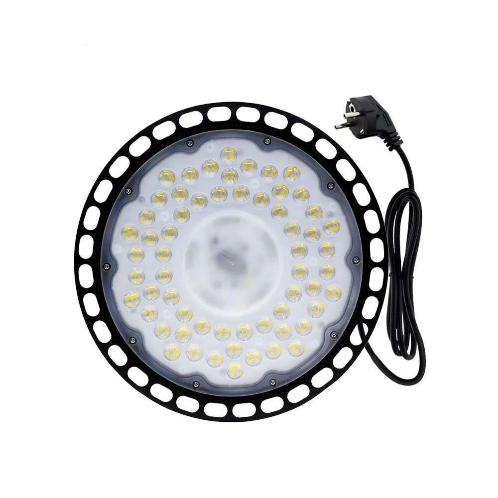 
Amazon Hot Sale Model High bay lights100W 150W 200W UFO light Highlight industrial and mining lamp Warehouse lights 