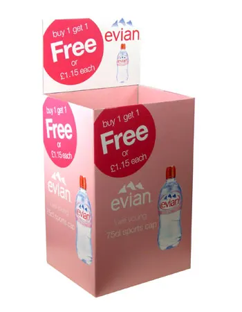 2024 NEW HOT New Free Custom Design Cheaper High Quality Promotion Recyclable Bin Stacker Cardboard Display