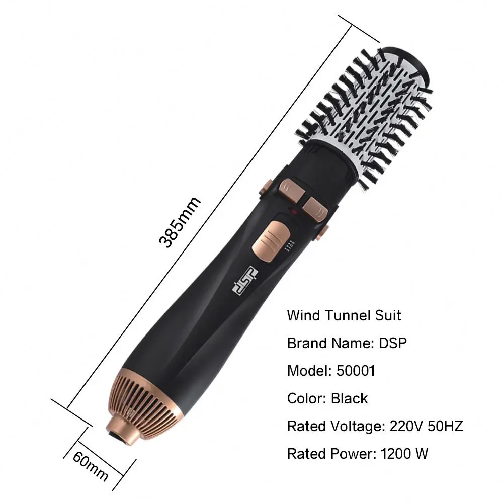  Electric Hair Brush Dryer Curling One-Step Volumizer Straightener Styling Heating Comb