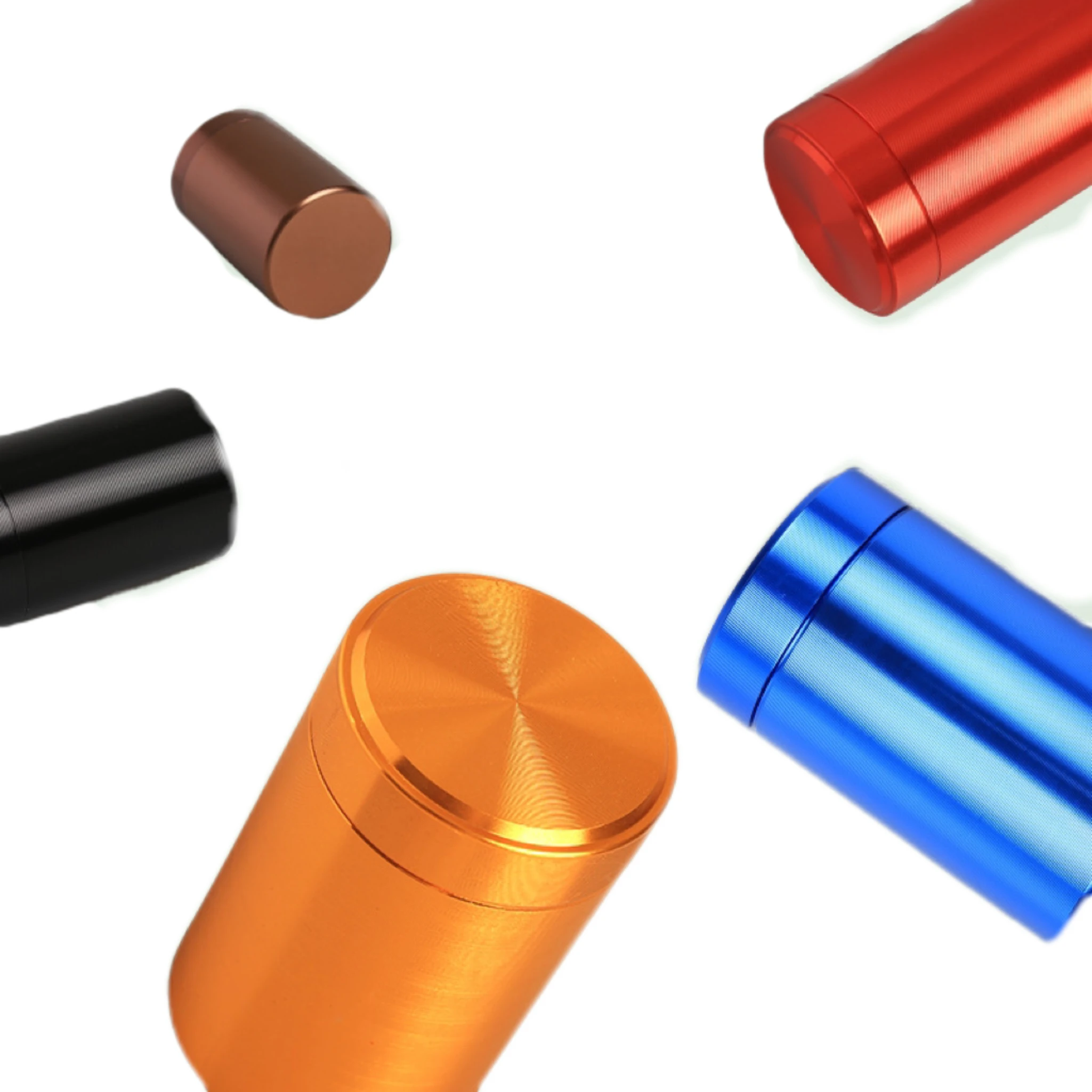 Convenient small large tea candy pill dried fruit can metal titanium aluminum alloy