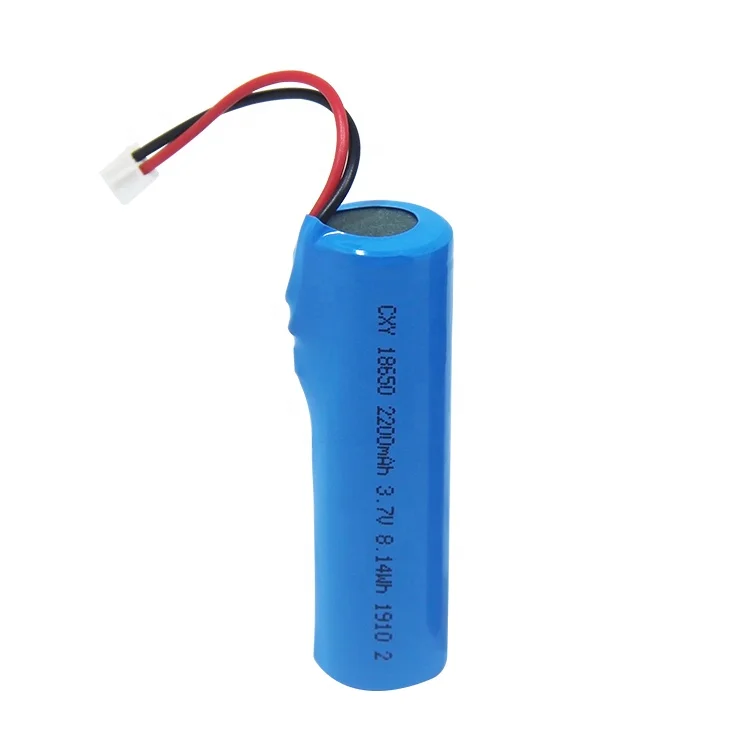 KC certification rechargeable li-ion battery 3.7v 2200mah (18650) rechargeable battery with protection board