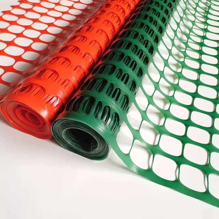 hot sale green orange garden fence plastic safety barrier fence for warning