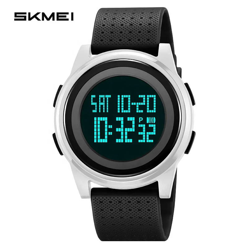 SKMEI 2378 New Relogio Men Outdoor Electronic Digital 50m Waterproof Sports Thin Relojes Fashion Lower Price Calendar Watches