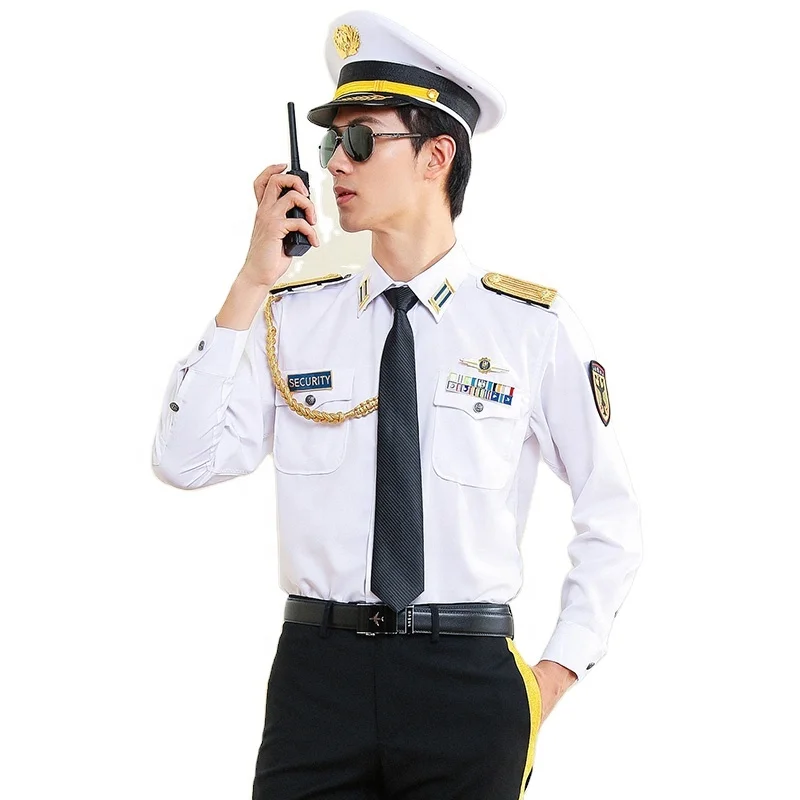 White Long Sleeve Shirt for building protect men Safety Work Wear Shirt Uniform Shirts