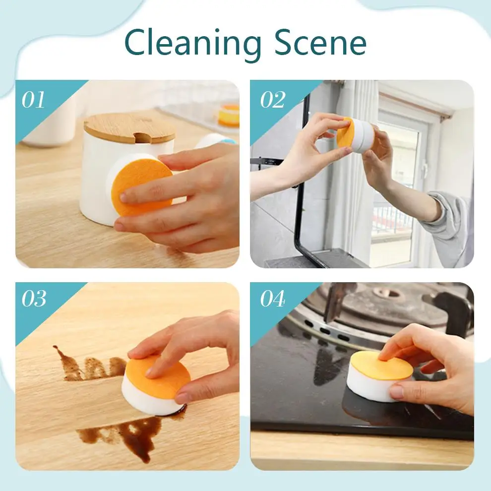 Foam technology melamine magic sponge nano-sponge wipe stains durable household kitchen cleaning dishwashing cloth