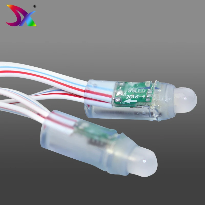 
5v 12v 12mm / 9mm led pixel Full - color one color module waterproof 1903/ws2811/ws2801/16703ic IP65 