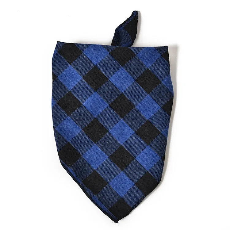 Private Logo Christmas Dog Scarf Bandana Cotton Pet Dog Cat Bandanas Bib for Puppy Dogs Cats