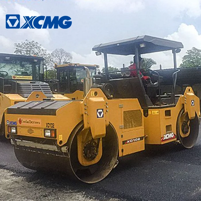 XCMG XD103  road compactor 10 ton double drum pavement road roller with price