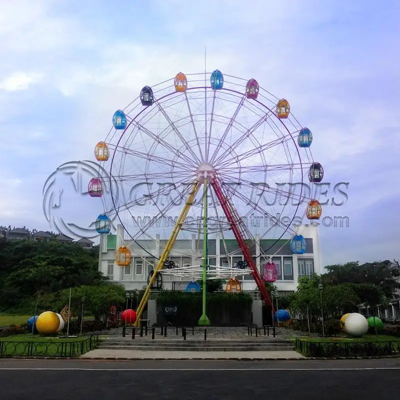 Successful Project Most Popular 30m Sightseeing Large Ferris Wheel 72 Seats Amusement Park Rides Ferris Wheel for Sale