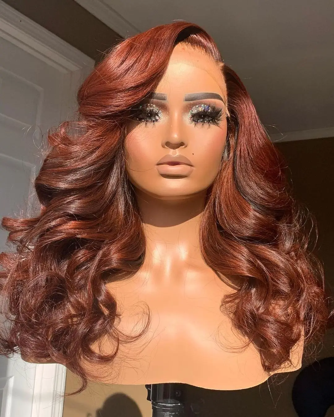 Ombre Brown Hair Wigs With Baby Hair Honey Blonde 360 Lace Wigs Vendor 100% Virgin Human Hair Lace Frontal Weaves and Wigs Ombre