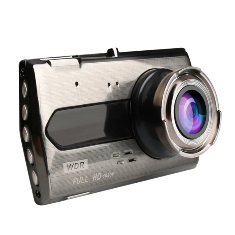 Car DVR 4 Inch Screen Dash Cam Dual Cameras Lens Portable Video Recorder Auto Dash Camera