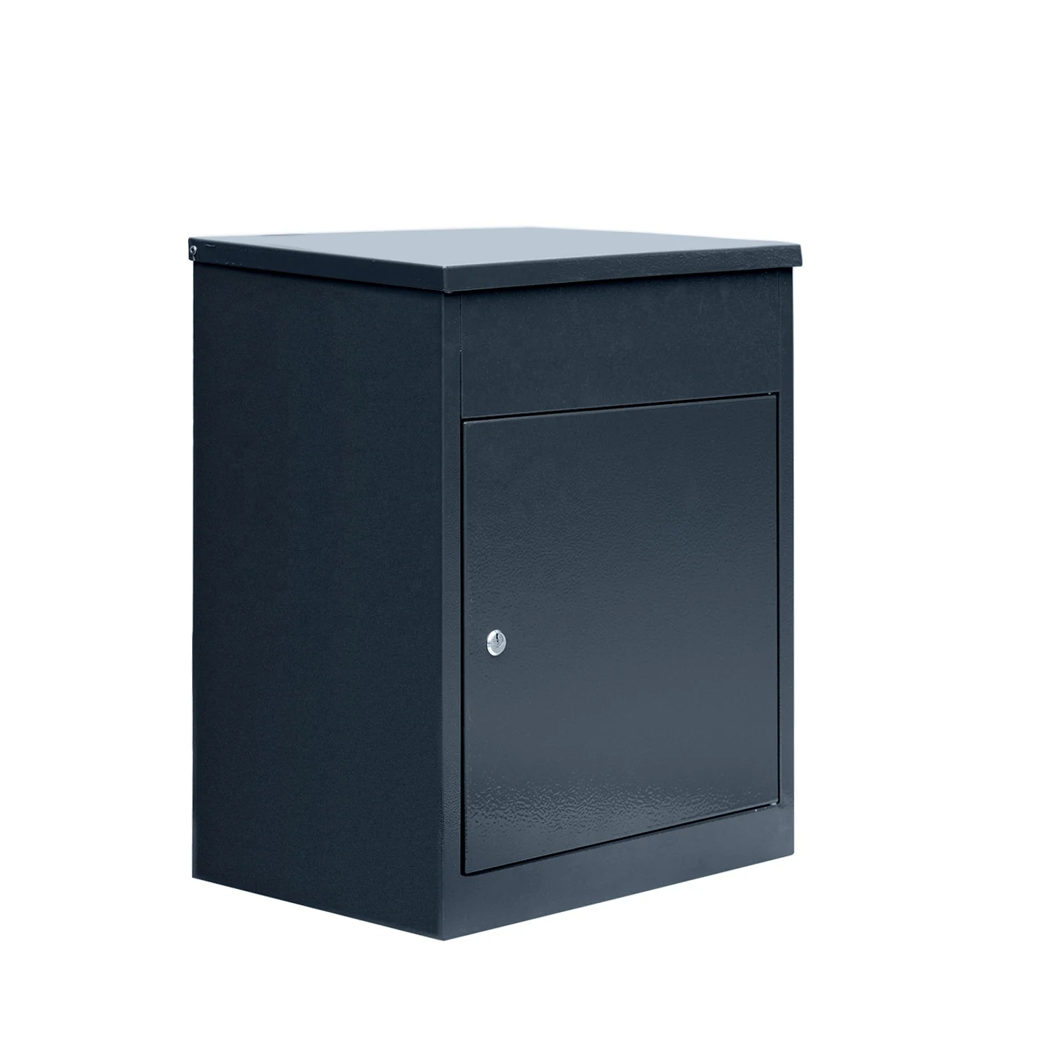 AJF Waterproof Outdoor Parcel Delivery Drop Box Large Home Package Wall Mount Mailbox Post Lock Apartment Garden Use Newspaper