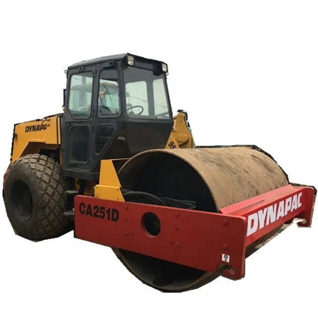 Used DYNAPAC Single Roller Road CA30D second hand compactor 30D/251D/301D in negotiable price