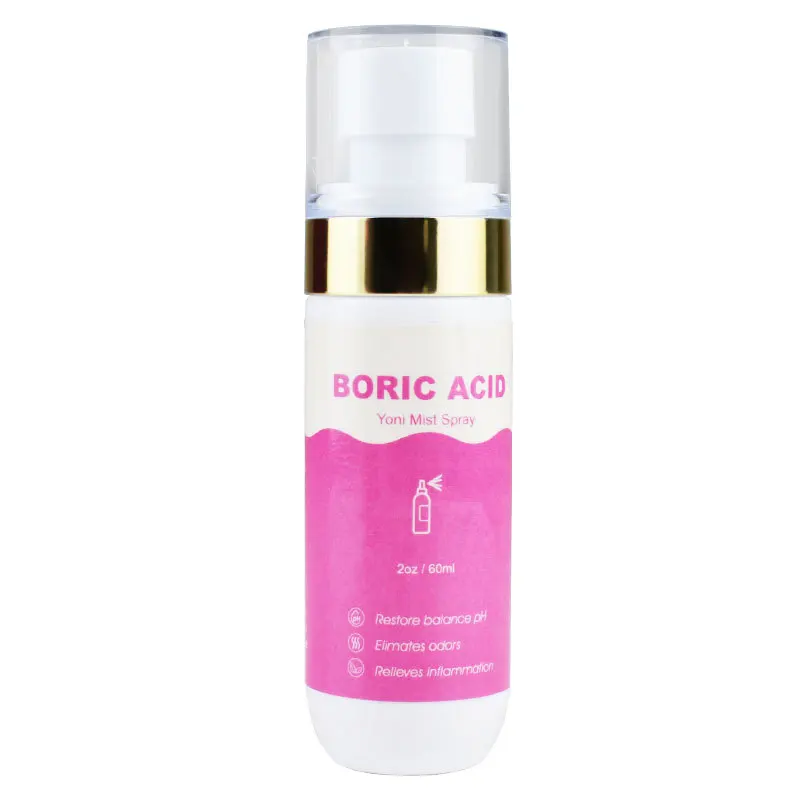 Private Label Yoni Spray Feminine Vaginal Care Remove Odor Women Cleaning Medical Boric Acid Yoni Mist Spray
