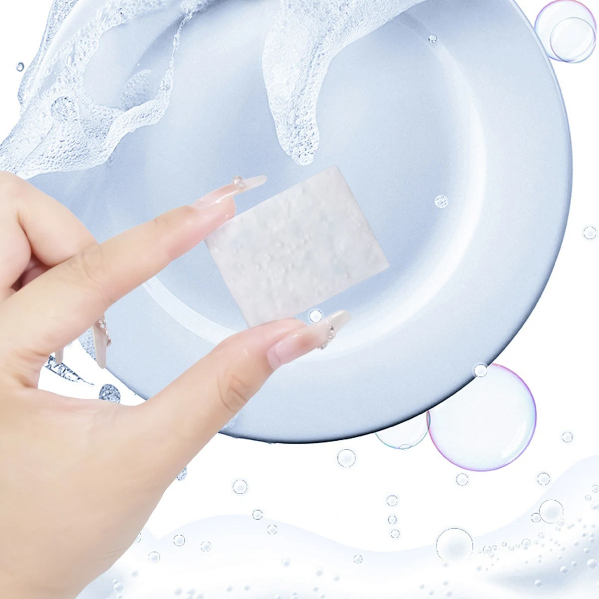 Natural Dishwasher Detergent Tablets Sustainable Plastic-Free Eco Friendly Dish wash Sheets For Dishwasher Machine