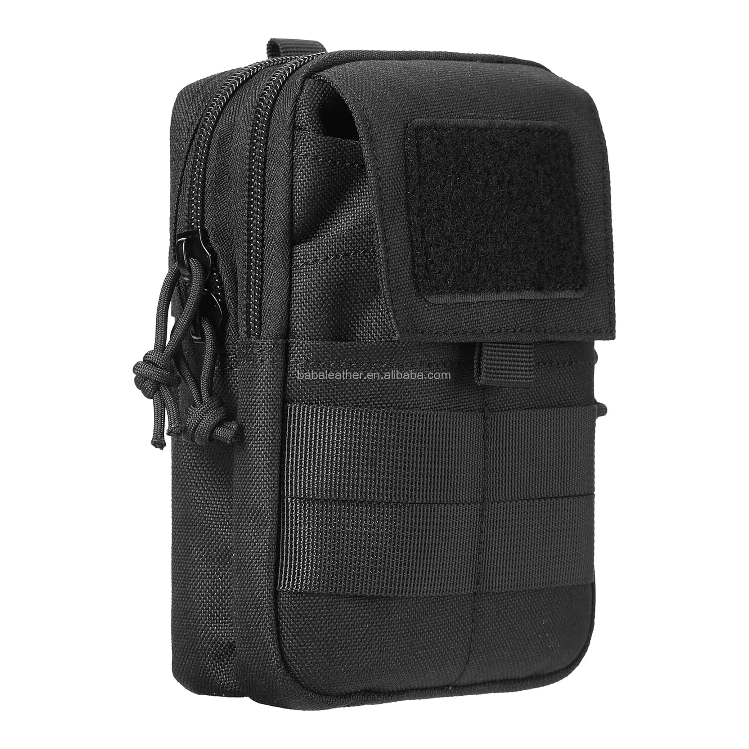 Outdoor Multipurpose Tactical Molle Mobile Phone Belt Pouch EDC Gadget Slim Utility Waist Bag with Cellphone Holster