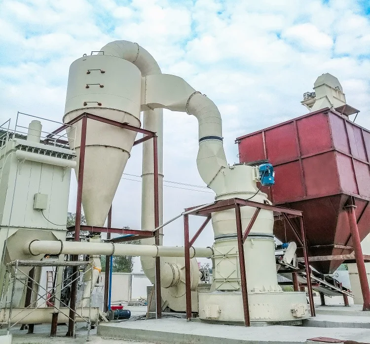 Lead Oxide Calcium Carbonate Stone Clay Rock Bentonite Powder Grinding Raymond Mills
