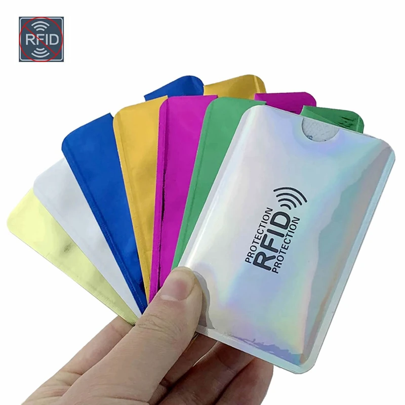 
15Pcs/Set Anti Rfid Wallet Id Credit Card Bank Card Holder Bank Card Case Protection Package 