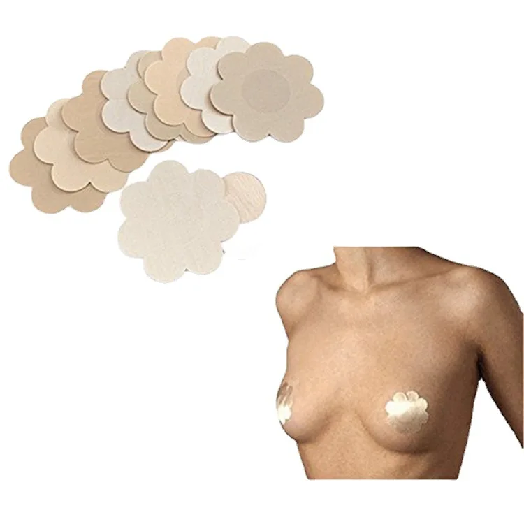 Underwear accessories lace beauty chest stickers anti-glare breathable disposable chest stickers anti-concave