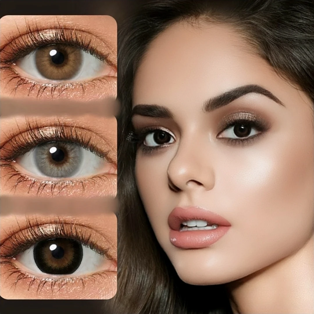 Free shipping OMG Super Natural color contact lenses contact lens yearly contact lenses lentes de contacto 3colors