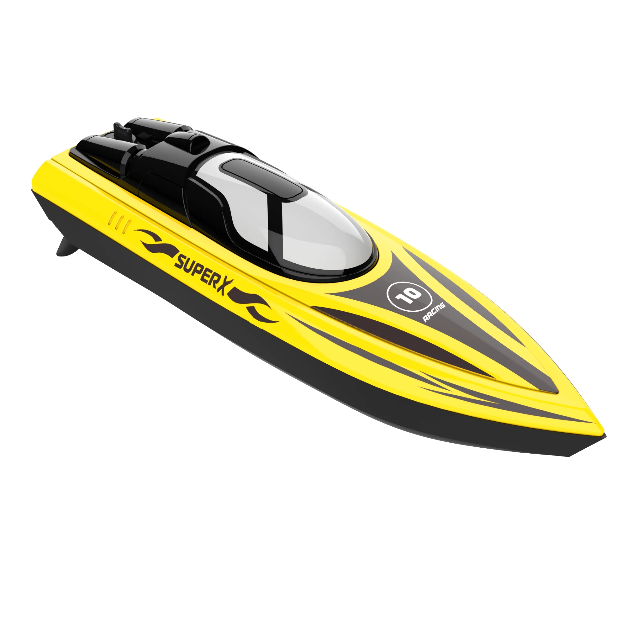 V333 RC Boat 15km/h 2.4G Double Motor High Speed RC Racing Ship 30mins Long-time Use Summer Outdoor Water Toys RC Boat Gifts