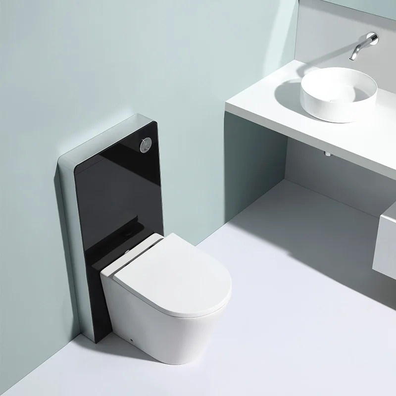 Chaozhou sanitary ware back to wall toilet wc toilet in bathroom back to wall toilet