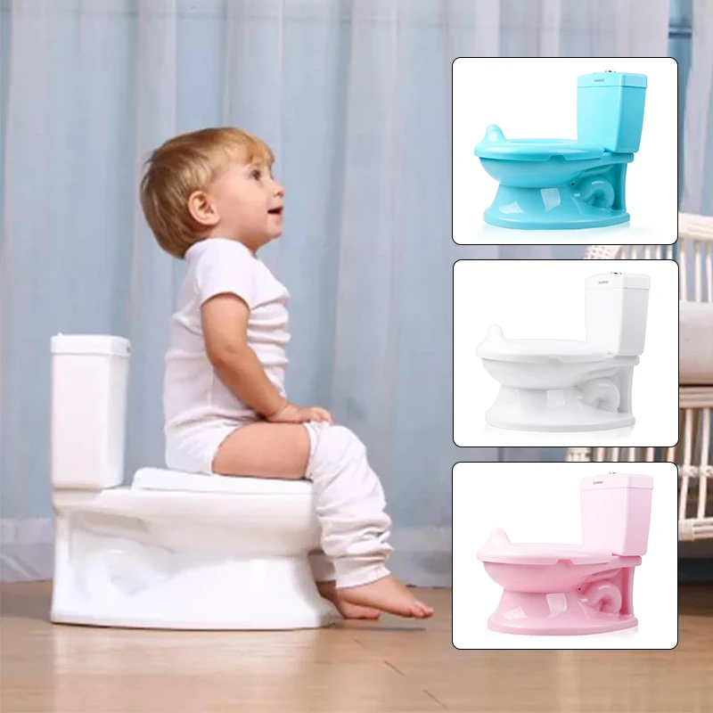 Pink Plastic baby training musical toilet seat for girls toddler commode toilet seat potty pot