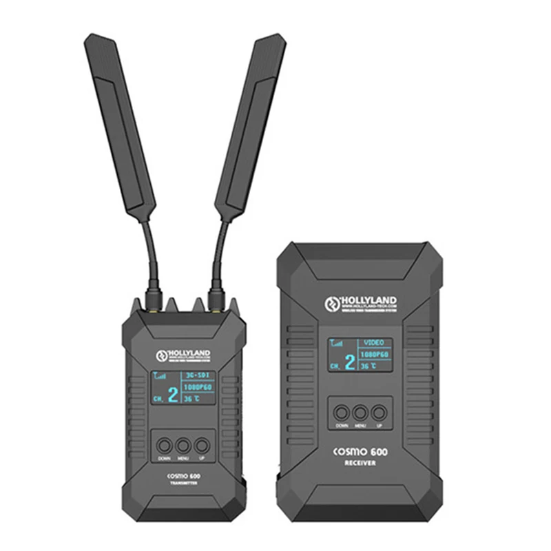 Hollyland Cosmo 600 600ft Long Range No Compression No Latency WiFi Transmission System 1080P60Hz HD SDI Wireless Video Link