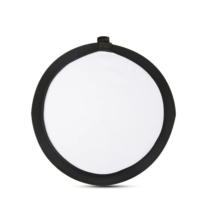 Wholesale 30cm Beiyang 2 in 1 Flash Reflector Sliver White For Photographer Professional Studio Advertising Shooting