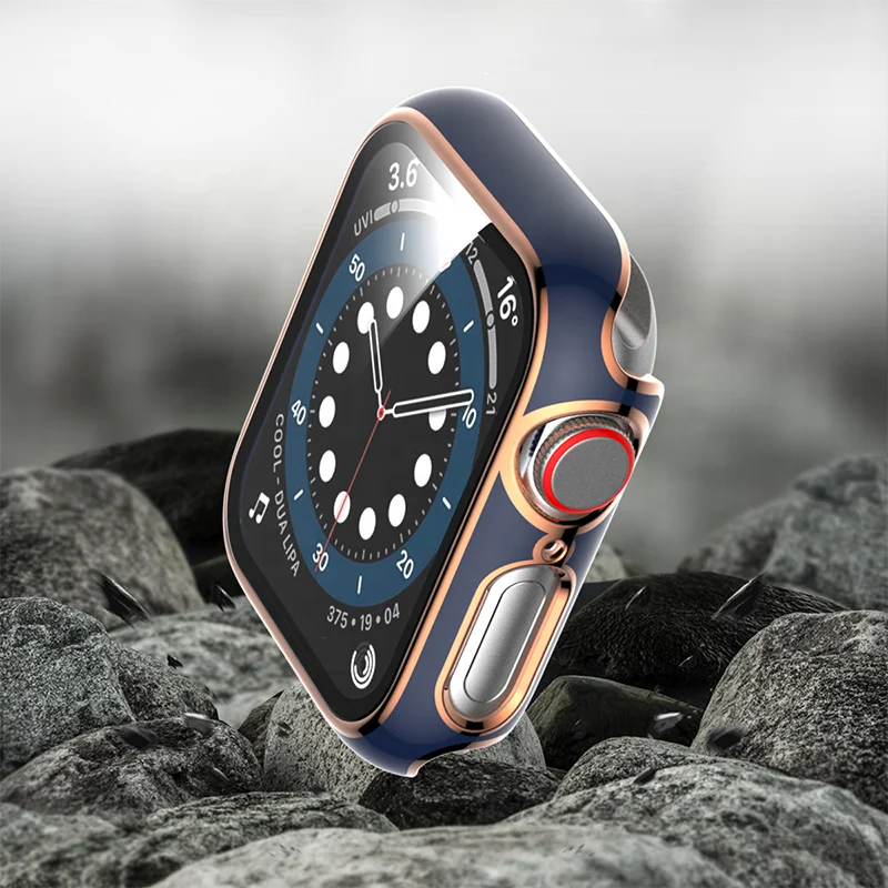 Корпус для часов закаленное стекло Apple Watch 5 3 4 band iWatch 42 мм 38 защитный чехол бампер
