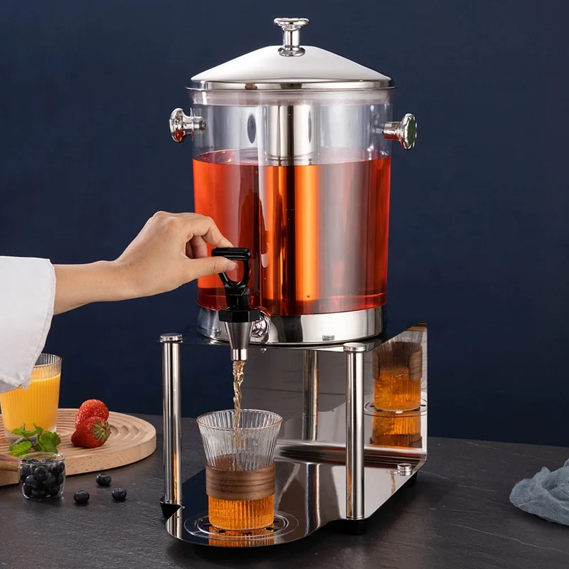 Drink Beverage Dispenser Cold Juice Stainless Steel Restaurant Party Drink Dispenser