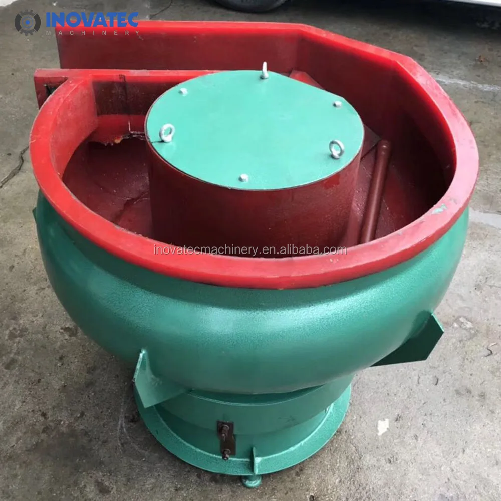 INV-350B Straight Channel Vibratory Finishing Machine for Stone Polishing vibratory polishing machine for metal 150 liter