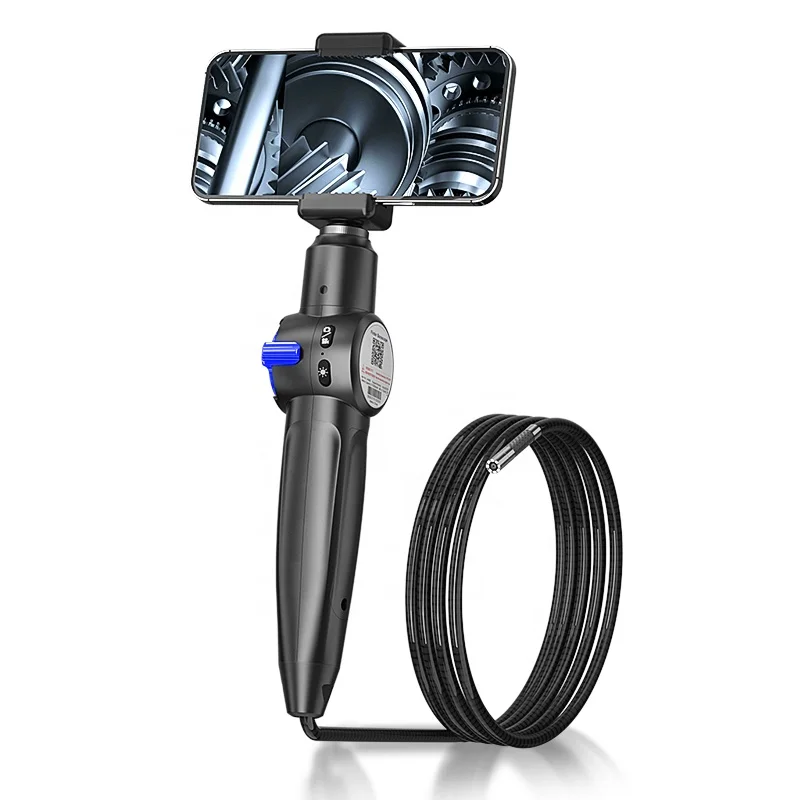 RALCAM H408M Portable Industrial Borescope 360 Steering HD Video Camera for Pipeline Inspection Vehicle Tools