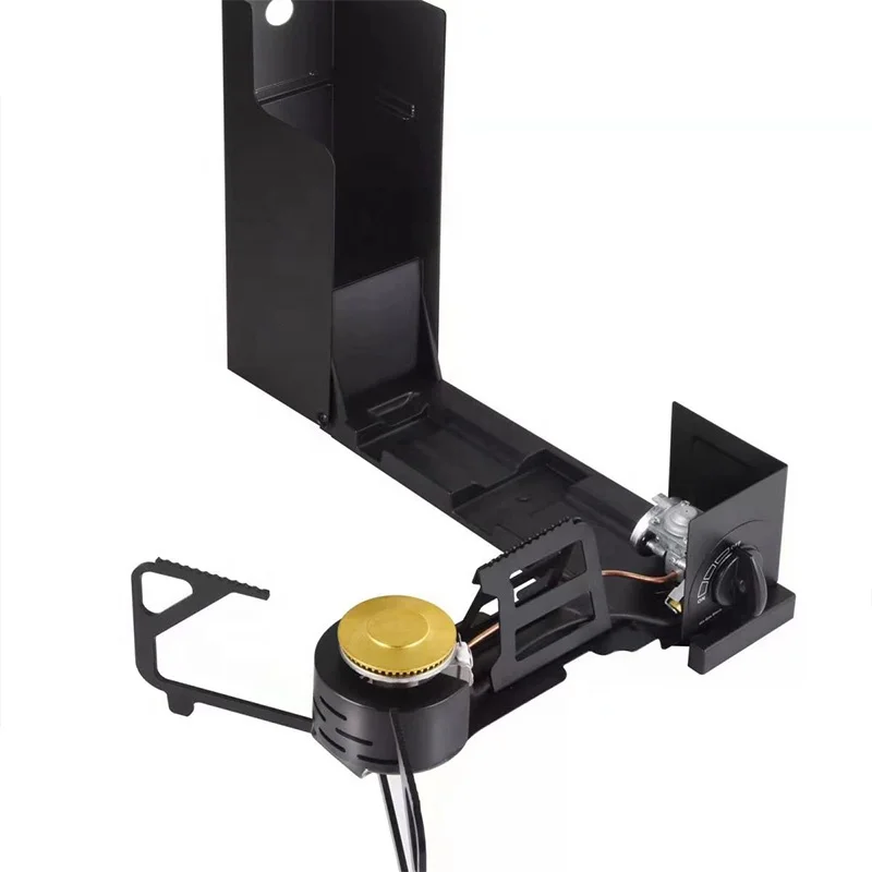 Outdoor Supplies Portable Gas Stove Barbecue Grill Set Stainless Steel Barbecue Grill Outdoor Picnic Camping Portable