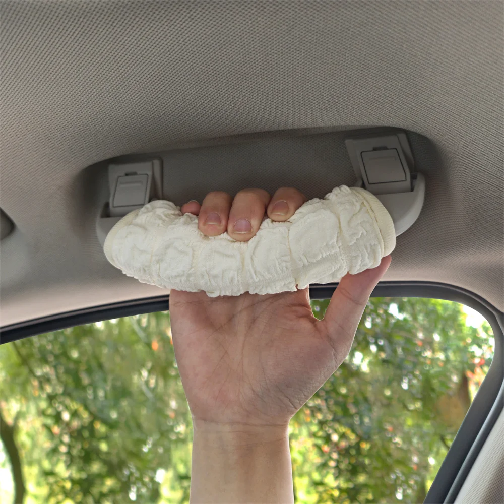 Soft Anti-Slip Door Roof Handle Protective Cover Car Interior Accessories Vehicle Protective Cover