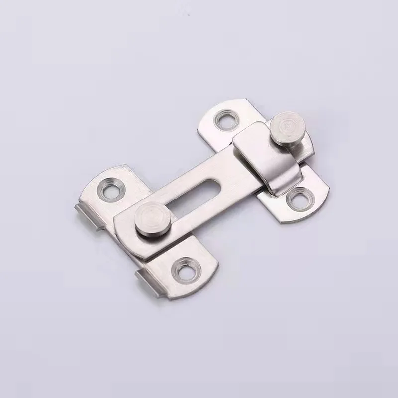 Latch Lock,Heavy Duty Stainless Steel Bar Latch,Safety Door Bolt Latch Lock for Home Window Door Cabinet Furniture Pet Gate.2 P