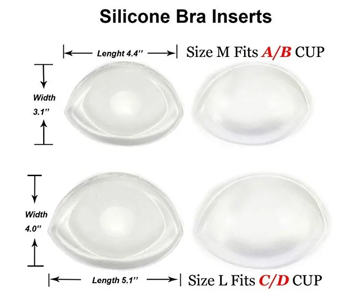 Amazon Hot Selling Silicone Breast Enhancer Nude Swimwear Silicone Gel Push up Bra Pads