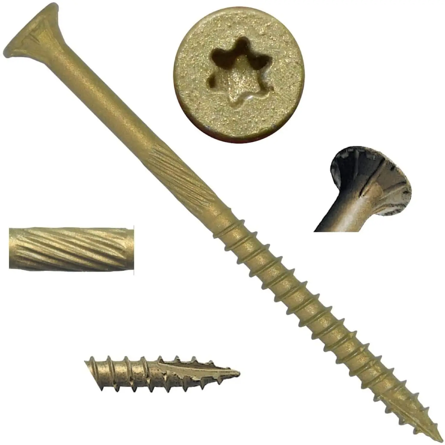 China factory DIN7982 Countersunk Head Chipboard Tapping Torx Screws for Wooden Construction