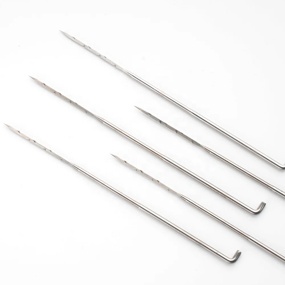 Non Woven Polyester Needle Punched Felt Dust Filter Bag polyester air filter bag Triangular Felting Needles