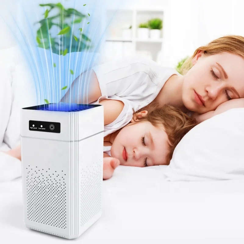 Aromatherapy Function Home Air Purifiers HEPA Air Quality Sensors Remove Smoke Pet Smell Mini Air Purifier