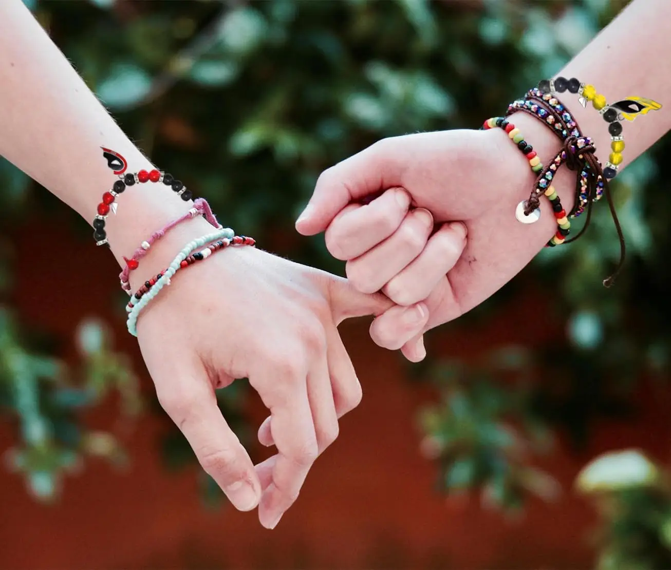 2pcs Superhero Matching Bracelets Wolverine Best Friends Heart Couples Friendship BFF Bracelets for BFF Friendship Jewelry