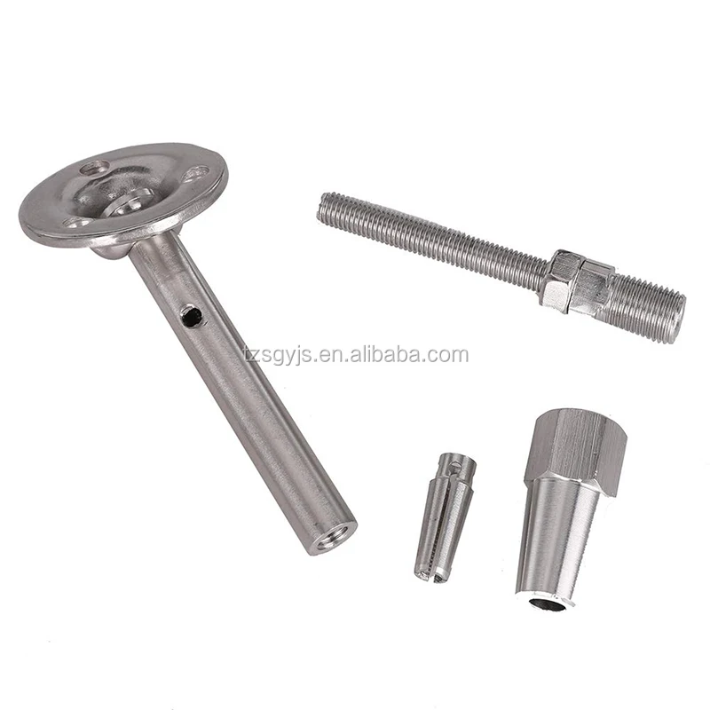 Adjustable Stainless Steel Cable Railing System Swageless wire rope fitting easily Quick installation