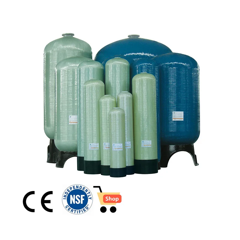 Manufacture Canature Huayu 1054 Fiberglass RO FRP Tanks For Water Softener /Water Filter Tank
