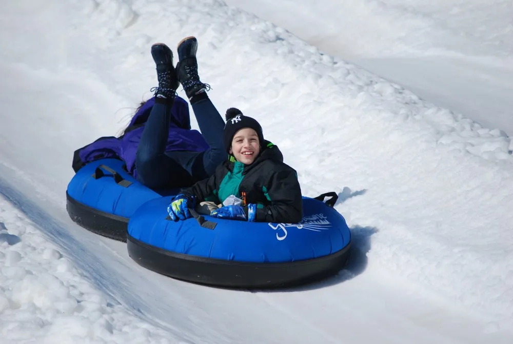 OHO factory custom heavy duty inflatable snow sled/tube sledge