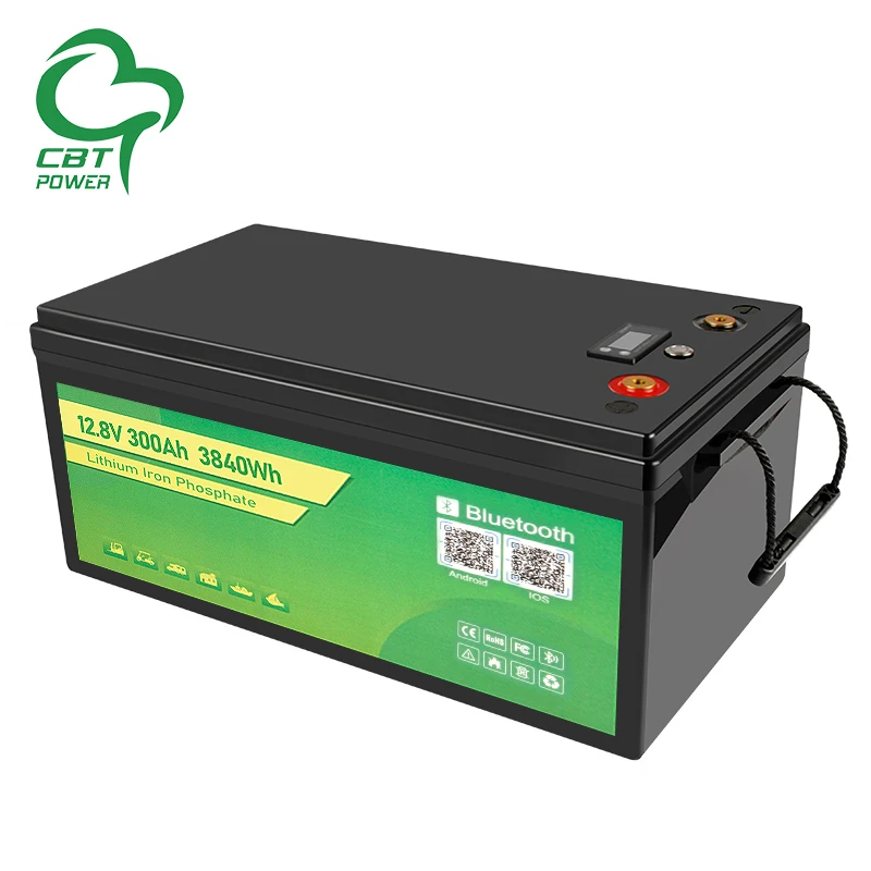 High Quality Competitive Price Lithium Iron Phosphate  Battery 12V Lifepo4 300Ah For Solar Storage Electric Folklifts BOATS