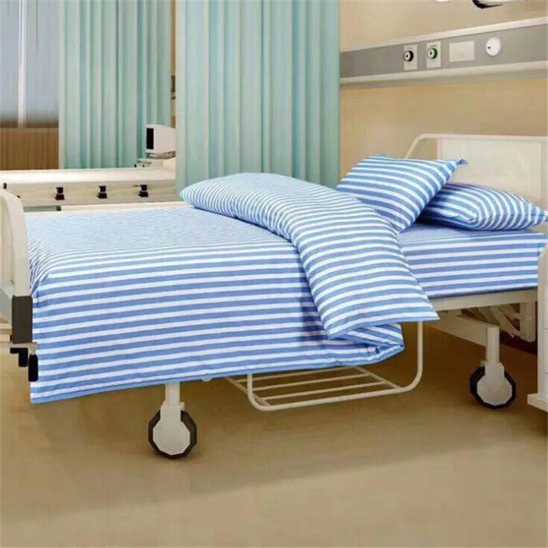 20240916 Free samples on factory price to custom Cotton Plain Striped Bedsheet Twin Size Fitted Bed Sheet